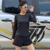 Áo tay dài nữ AC50.300 - Thể thao, yoga, bơi, chống nắng, giữ nhiệt, giá chỉ 109.000đ