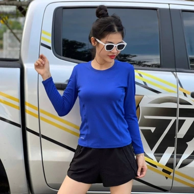 Áo tay dài nữ AC50.300 - Thể thao, yoga, bơi, chống nắng, giữ nhiệt, giá chỉ 109.000đ 3