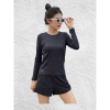 Áo tay dài nữ chống nắng, giữ nhiệt, thun lạnh co dãn 4 chiều - Gym, Yoga, Bơi, giảm còn 109k 3