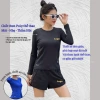 Áo tay dài nữ chống nắng, giữ nhiệt, thun lạnh co dãn 4 chiều - Gym, Yoga, Bơi, giảm còn 109k 6