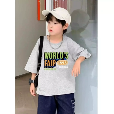 Áo tay lửng cotton cho bé gái mùa hè, phong cách nước, giá ưu đãi 85.999đ 4