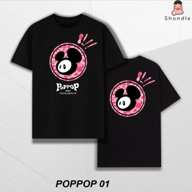 Áo Tee Oversize Poppop Masco Boxy Che Khuyết Điểm Vai, Bắp Tay To, Cotton Premium Mịn Mát - 104k