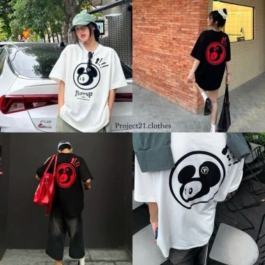 Áo Tee Oversize Poppop Masco Boxy Che Khuyết Điểm Vai, Bắp Tay To, Cotton Premium Mịn Mát - 104k