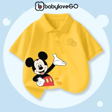 Áo Tết BabyloveGO cho bé trai & bé gái - Polo cổ bẻ thanh lịch, thích hợp đi học đi chơi, giảm giá 149.000₫ 4
