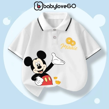 Áo Tết BabyloveGO cho bé trai & bé gái - Polo cổ bẻ thanh lịch, thích hợp đi học đi chơi, giảm giá 149.000₫ 5