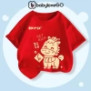 Áo Tết bé Happy New Year 2.026 BabyloveGO thun cotton mềm mịn, thoáng mát, in hình Tết mới nhất - Giá chỉ 109.000₫ 2