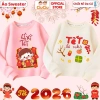 Áo Tết Bé Trai và Gái 2.026 CIUCIU KID Sweater Vải Nỉ Da Cá - Giảm Giá 160k 3