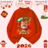 Áo Tết Bính Ngọ 2.026 CIUCIU KID cho Bé Trai & Bé Gái – Áo giữ nhiệt vải zip lông co dãn mềm, giảm 119k 10