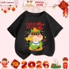 Áo Tết Bính Ngọ 2.026 CIUCIU KID cho Bé Trai & Gái – Áo Thun Cộc Tay Cotton Mềm Mát, Giá chỉ 103.000₫ 8