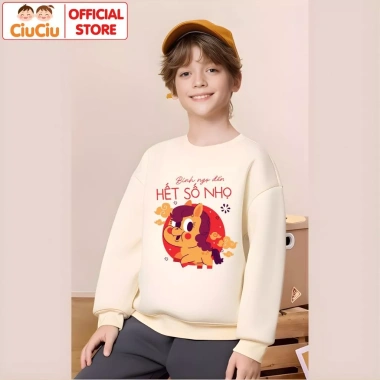 Áo Tết Bính Ngọ 2.026 Happy New Year CIUCIU KID cho Bé trai và bé gái – Sweater Vải Nỉ Da Cá Giữ Nhiệt, Thời Trang Đáng Yêu, Giá Gốc 200k Giảm còn 160k 6 Áo Tết Bính Ngọ 2.026 Happy New Year CIUCIU KID cho Bé trai và bé gái – Sweater Vải Nỉ Da Cá Giữ Nhiệt, Thời Trang Đáng Yêu, Giá Gốc 200k Giảm còn 160k 6
