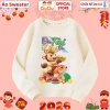 Áo Tết Bính Ngọ 2.026 Happy New Year CIUCIU KID cho Bé trai và bé gái – Sweater Vải Nỉ Da Cá Giữ Nhiệt, Thời Trang Đáng Yêu, Giá Gốc 200k Giảm còn 160k 10