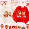 Áo Tết Bính Ngọ 2.026 Múa Lân CIUCIU Sweater Nỉ Da Cá Ấm Áp Cho Bé Trai Gái – 160k 4
