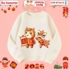 Áo Tết Bính Ngọ 2.026 Múa Lân CIUCIU Sweater Nỉ Da Cá Ấm Áp Cho Bé Trai Gái – 160k 5