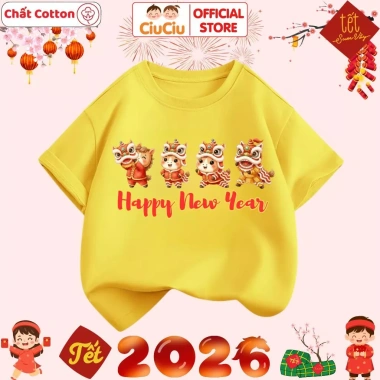 Áo Tết CIUCIU KID Cotton cộc tay bé trai, bé gái Hình Bính Ngọ 2.026 103.000₫ 6 Áo Tết CIUCIU KID Cotton cộc tay bé trai, bé gái Hình Bính Ngọ 2.026 103.000₫ 6