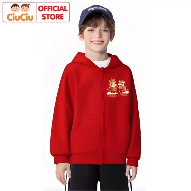 Áo Tết Happy New Year 2.026 Bính Ngọ cho Bé Trai và Bé Gái CIUCIU KID - Áo Khoác Nỉ Lót Bông Giá Ưu Đãi 214k 3