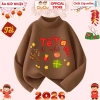 Áo Tết Lì Xì Bính Ngọ 2.026 CIUCIU KID Giữ Nhiệt Zip Ấm Bé Trai Bé Gái Giảm Giá 119k 7