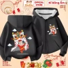 Áo Tết Múa Lân 2.026 CIUCIU KID – Áo khoác nỉ bông giữ nhiệt ấm cho bé, giảm giá 214.000đ 8