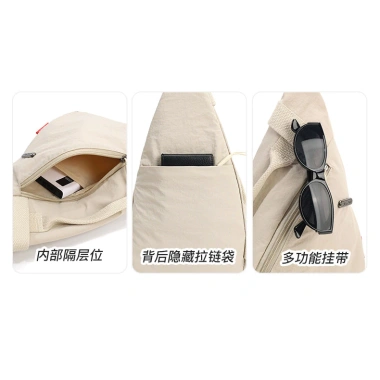 Áo Thể Thao Hàn Quốc 2.026 Chống Thấm Nước, Túi Đeo Ngang, Dây Kéo Ngực Nữ