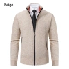Áo thể thao IELGY New Jersey đứng cổ màu trơn lông cừu ấm áp dây kéo cardigan 520.032 VND 9