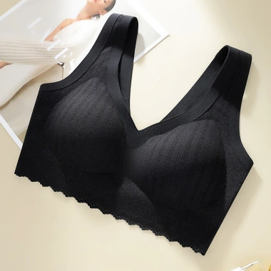 Áo Thể Thao Liền Mạch Nữ Dây Vai Mỏng Bán Kết Cup Yoga Chạy - Quần Lót Rộng Thoáng Khí, Thoải Mái