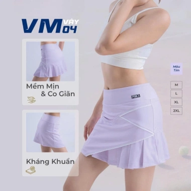 Áo Thể Thao Nam Nữ RIKI AM04 & Váy Thể Thao VM04 - Chất liệu thoáng mát, hiện đại trẻ trung, giá ưu đãi 139k