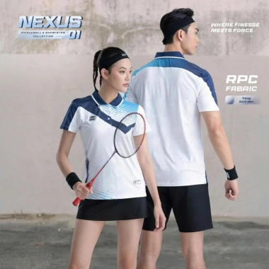Áo Thể Thao Nam Nữ Riki Nexus-01 Chính Hãng Thoáng Mát Mềm Nhẹ Co Giãn Dành cho Cầu Lông & Pickleball Giá 259.000 VND