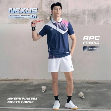 Áo Thể Thao Nam Nữ Riki Nexus-01 Chính Hãng Thoáng Mát Mềm Nhẹ Co Giãn Dành cho Cầu Lông & Pickleball Giá 259.000 VND