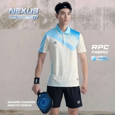 Áo Thể Thao Nam Nữ Riki Nexus-01 Chính Hãng Thoáng Mát Mềm Nhẹ Co Giãn Dành cho Cầu Lông & Pickleball Giá 259.000 VND