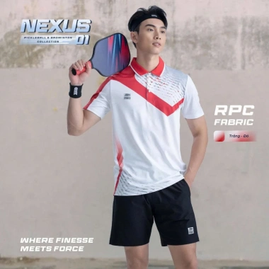 Áo Thể Thao Nam Nữ Riki Nexus-01 Chính Hãng Thoáng Mát Mềm Nhẹ Co Giãn Dành cho Cầu Lông & Pickleball Giá 259.000 VND