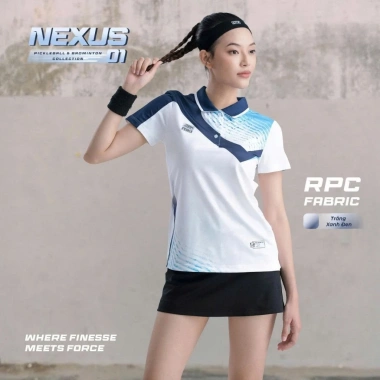 Áo Thể Thao Nam Nữ Riki Nexus-01 Chính Hãng Thoáng Mát Mềm Nhẹ Co Giãn Dành cho Cầu Lông & Pickleball Giá 259.000 VND