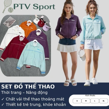 Áo thể thao nữ wil.son dài tay áo khoác gió thoáng mát cho pickleball, tennis, cầu lông – Giá 284.750₫