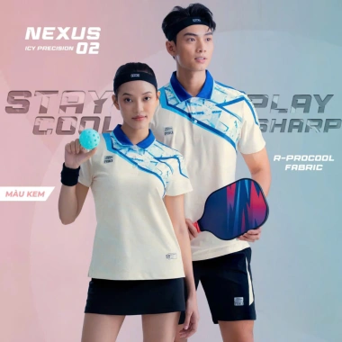 Áo Thể Thao Riki Nexus 02 Nam Nữ – Co Giãn, Thông Thoáng, Thấm Hút Mồ Hôi, Dùng Cầu Lông & Pickleball – 219.000₫