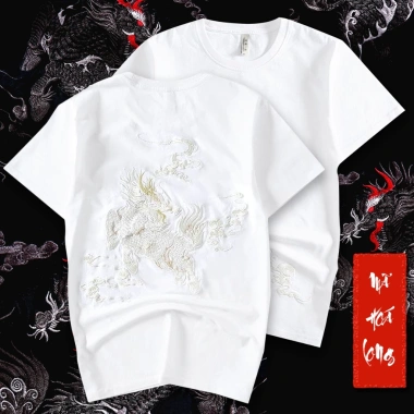 Áo thêu vân nổi họa tiết mã hoá Long, linh vật mang điềm lành, giảm giá 16% 4 Áo thêu vân nổi họa tiết mã hoá Long, linh vật mang điềm lành, giảm giá 16% 4