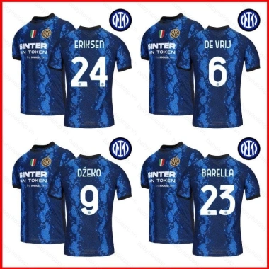 Áo Thi Đấu Inter Milan 2.021-2.022 De Vrij Dzeko Barella Eriksen - Giá giảm 139.320 VND, đa kích cỡ Áo Thi Đấu Inter Milan 2.021-2.022 De Vrij Dzeko Barella Eriksen - Giá giảm 139.320 VND, đa kích cỡ