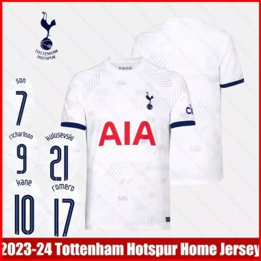 Áo thi đấu Tottenham Hotspur Home 2.023-2.024 cho Kane, Son, Romero, Kulusevski, Richarlison - Plus Size giá ưu đãi 155.520₫