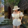 Áo thô trễ vai tầng croptop sexy khoá lưng - Giá chỉ 97.500đ, giảm tới 20% 3