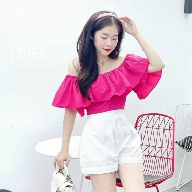 Áo thô trễ vai tầng croptop sexy khoá lưng - Giá chỉ 97.500đ, giảm tới 20% 6 Áo thô trễ vai tầng croptop sexy khoá lưng - Giá chỉ 97.500đ, giảm tới 20% 6