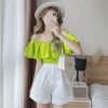 Áo thô trễ vai tầng croptop sexy khoá lưng - Giá chỉ 97.500đ, giảm tới 20% 7