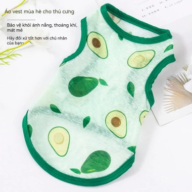 Áo Thú Cưng Mỏng Thoáng Mát Cho Chó Nhỏ Pomeranian Teddy - Mùa Hè Giá Ưu Đãi 136k