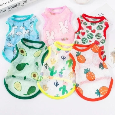 Áo Thú Cưng Mỏng Thoáng Mát Cho Chó Nhỏ Pomeranian Teddy - Mùa Hè Giá Ưu Đãi 136k