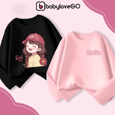 Áo thu đông bé gái BabyloveGO dài tay thun cotton mềm mịn thoáng mát 1-10 tuổi 185.000 5 Áo thu đông bé gái BabyloveGO dài tay thun cotton mềm mịn thoáng mát 1-10 tuổi 185.000 5