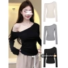 Áo thu đông cách điệu trễ vai dài tay ôm body giãn trẻ trung KHOSI SP346 119.000 VND 9