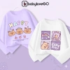 Áo thu đông dài tay bé gái BabyloveGO BST Capybara thun cotton thoáng mát 1‑10 tuổi, 185.000₫ 3