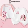 Áo thu đông dài tay bé gái Disney BabyloveGO cotton mềm mịn, thoáng mát - 185k 5