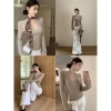 Áo thu đông dài tay nữ cổ V ôm body sexy, co giãn, tôn dáng - KUNKUN SP355 89.000₫ 7