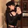 Áo thu đông dài tay nữ sexy, co giãn mềm mịn ôm body, thiết kế cách điệu KUNKUN SP351 Giá 99.000₫ 7