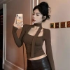 Áo thu đông dài tay nữ sexy, co giãn mềm mịn ôm body, thiết kế cách điệu KUNKUN SP351 Giá 99.000₫ 8