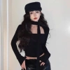 Áo thu đông dài tay nữ sexy, co giãn mềm mịn ôm body, thiết kế cách điệu KUNKUN SP351 Giá 99.000₫ 9