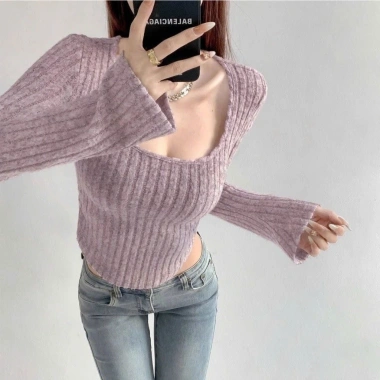 Áo thu đông dài tay ôm body co giãn 4 chiều QCCC big size KUNKUN SP347 - 99.000₫ 4