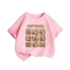 Áo thun 100% cotton bé ngắn tay mềm mại thoáng khí, họa tiết capybara - 100.333₫ 6